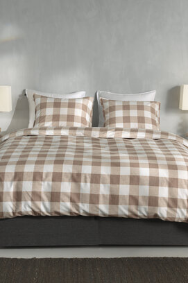 Zo ! Home Housse de couette Quattro di Lino 140x200/220 Sandy Beige