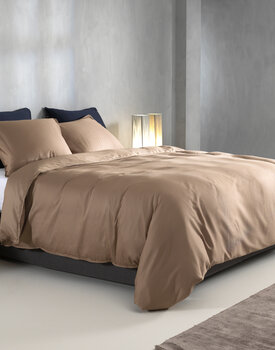 Zo Home! dekbedovertrek Satinado Praline-brown 240x200/220