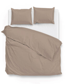 Zo Home! dekbedovertrek Satinado Praline-brown 240x200/220