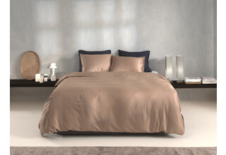 Zo Home Satinado Dekbedovertrek 140x200/220 Praline Brown