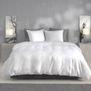 Zo! Home Zo ! Home Satinado Housse de couette 140x200/220 Blanc