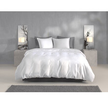 Zo ! Home Satinado Housse de couette 140x200/220 Blanc