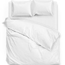 Zo! Home Zo ! Home Satinado Housse de couette 140x200/220 Blanc