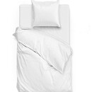 Zo! Home Zo ! Home Satinado Housse de couette 140x200/220 Blanc