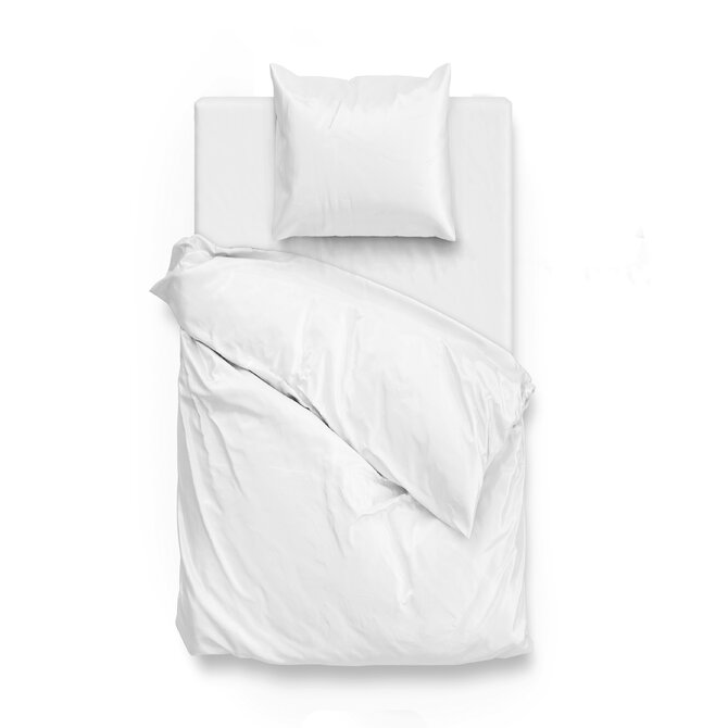 Zo! Home Satinado Dekbedovertrek 140x200/220 White