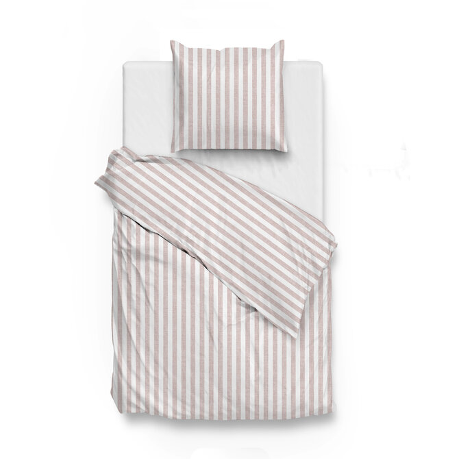 Zo ! Home Housse de couette Banda di Lino 240x200/220 Shell Nude