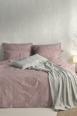 Zo! Home Paisley di Lino Dekbedovertrek 200x200/220 Shell Nude