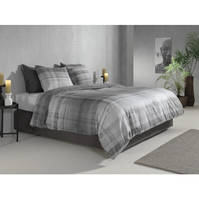 Zo! Home Marley Dekbedovertrek 240x200/220 Ink Black