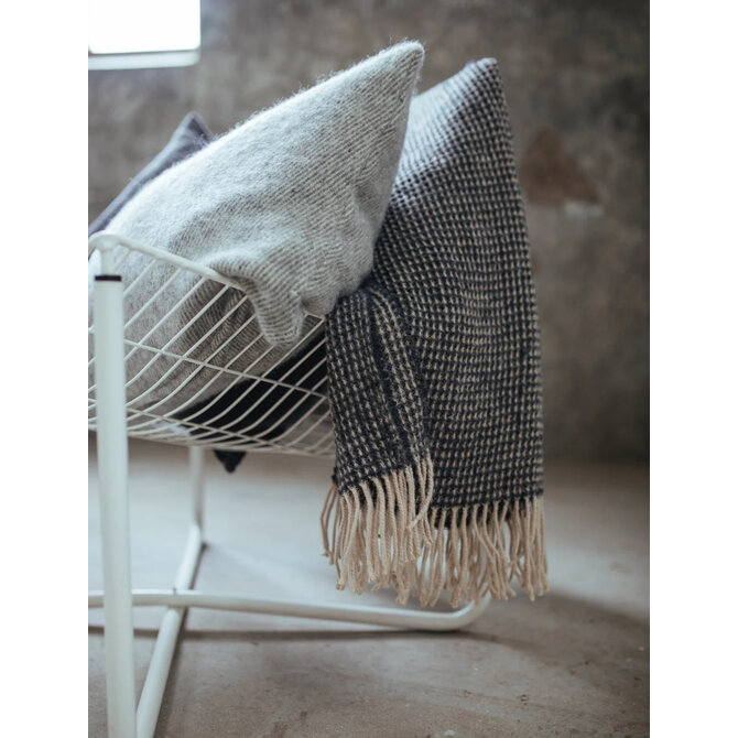 Vandyck Home 99 Couvre-lit plaid 160x260 gris