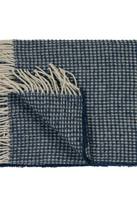 Vandyck Home 95 Plaid bedsprei 130x220 blue ink