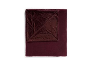 Essenza Teddy plaid Plum wine 150x200