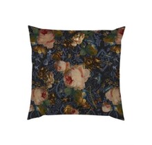 Essenza for Maurtitshuis  Gallery of Roses Cushion 50x50 Nightblue
