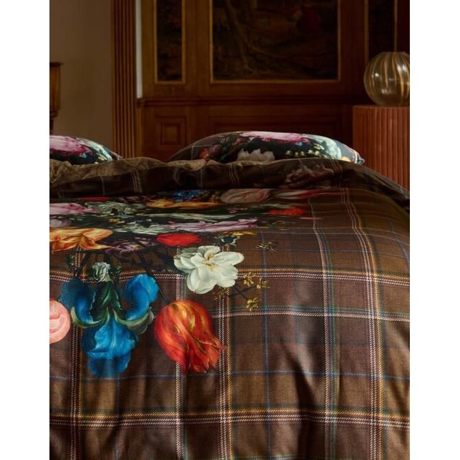 Essenza for Maurtitshuis Beautiful Bouquet housse de couette 2p set 240x220 Brown Essenza for Maurtitshuis Beautiful Bouquet housse de couette 2p set 240x220 Brown