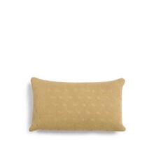 Essenza coussin Ajour tricoté Fern jaune 30x50