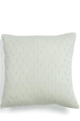 Essenza knitted Ajour cushion Morning swim 50x50