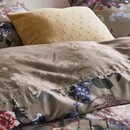 Essenza Essenza coussin Ajour tricoté Fern jaune 50x50