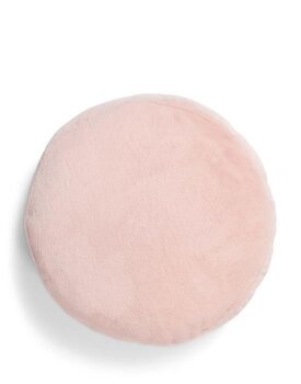 Essenza Mads Furry cushion Rose 45 cm round