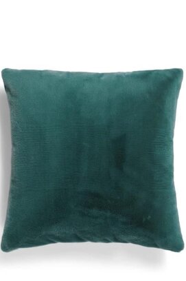 Essenza Furry cushion Reef green 50x50