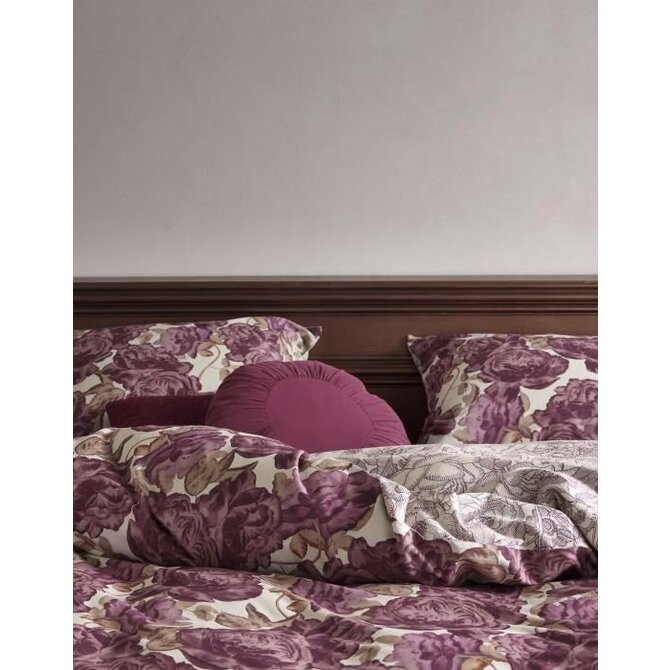 Coussin Essenza Gigi rose cerise 45 cm rond