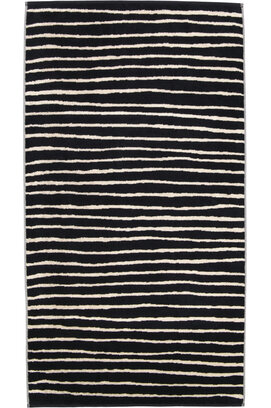 Cawö Loft Lines Towel schwarz 50/100