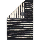 Cawö Cawö Loft Lines Guest towel schwarz 30/50