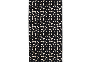 Cawö Loft Pebbles Douchelaken schwarz 70/140