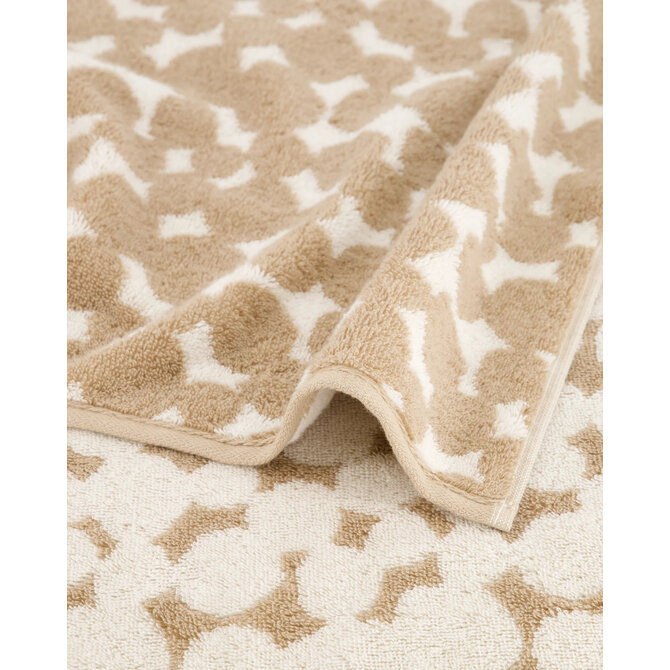 Cawö Loft Pebbles serviette de douche natur 70/140