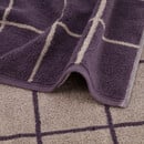 Cawö Cawö Park Check serviette de douche minuit 70/140