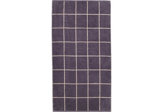 Cawö Park Check Douchelaken midnight 70/140