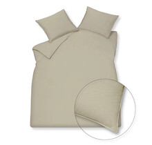 Vandyck Washed Cotton Duvet Cover Double XL (260x240) Stone