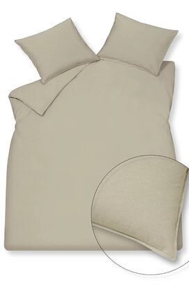 Vandyck Washed Cotton Dekbedovertrek Lits-jumeaux XL (260x240) Stone