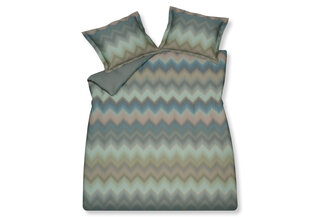 Vandyck Ziggy Housse de couette 2 personnes (200x200/220) vert sauge