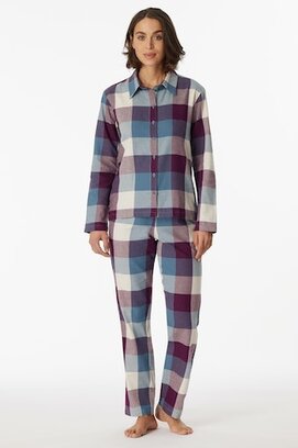 Schiesser Pyjama long multicolore 2 180126 38/M