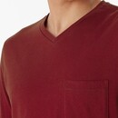 Schiesser Schiesser Pyjama long bordeaux 180444 56/XXL