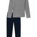 Schiesser Schiesser Pyjama Long gris mélangé 180278 48/S