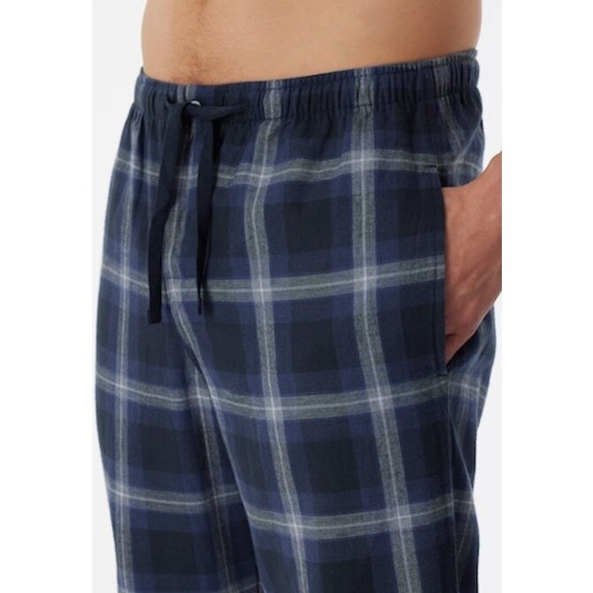 Schiesser Pyjama Long nightblue 180276 52/L