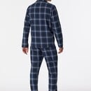 Schiesser Schiesser Pyjama Long nightblue 180276 52/L