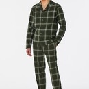 Schiesser Schiesser Pyjama Long dark green 180276 52/L