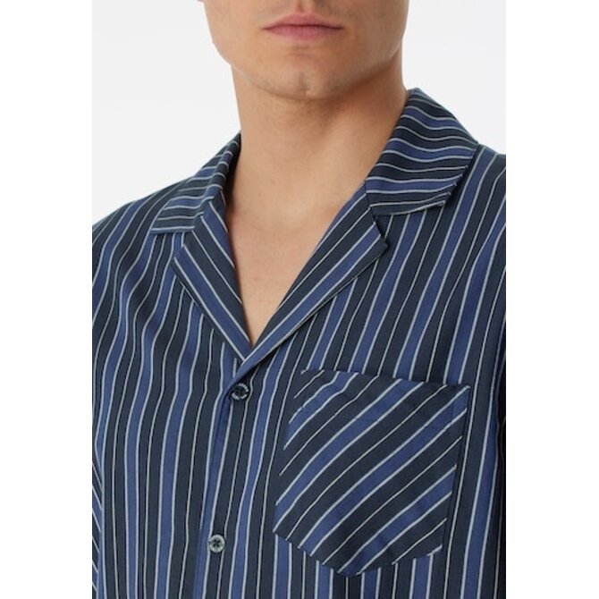 Schiesser Pyjama long bleu nuit 180275 52/L