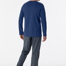 Schiesser Schiesser Pyjama Long marine 180273 52/L