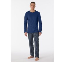 Schiesser Pyjama Long marine 180273 52/L