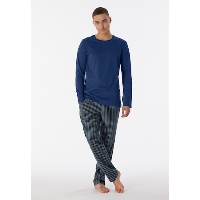 Schiesser Pyjama long marine 180273 48/S