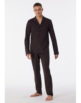 Schiesser Pyjama Long anthracite 180272 52/L