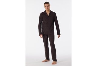 Schiesser Pyjama Long anthracite 180272 52/L