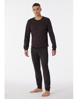 Schiesser Pyjama Long anthracite 180270 50/M