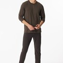 Schiesser Schiesser Pyjama Long taupe colored 180267 48/S