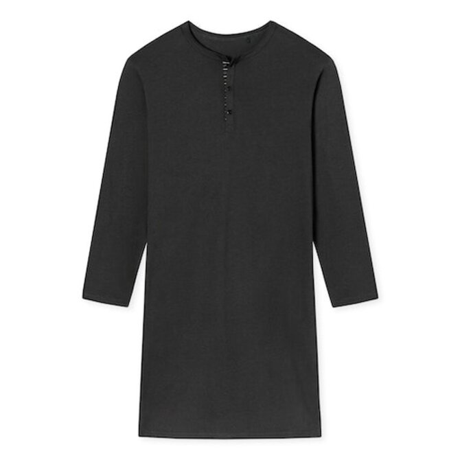 Schiesser Chemise de nuit 1/1 anthracite 180264 56/XXL