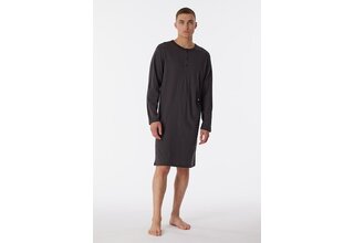 Schiesser Chemise de nuit 1/1 anthracite 180264 56/XXL