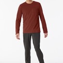 Schiesser Schiesser Pyjama Long terracotta brown 180259 54/XL