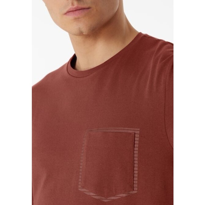 Schiesser Pyjama Long terracotta brown 180259 50/M